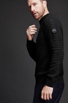 Ropa Canada Goose Hombre Mexico - Paterson Suéteres Black Label Negros LY2514670